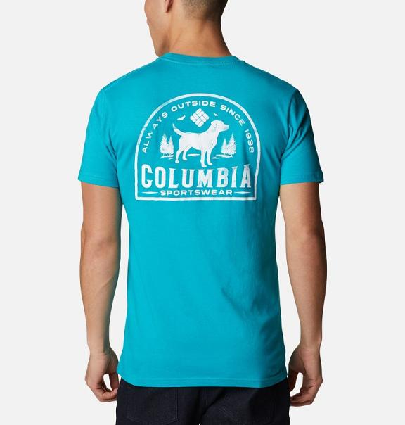 Columbia PFG T-Shirt White For Men's NZ45231 New Zealand